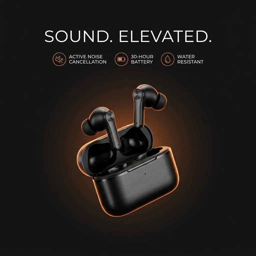 AI-generated Tech ad creative