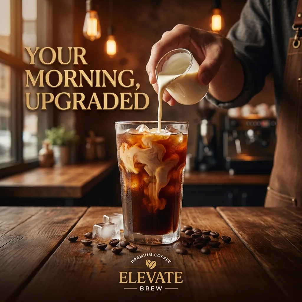 AI-generated Coffee ad creative