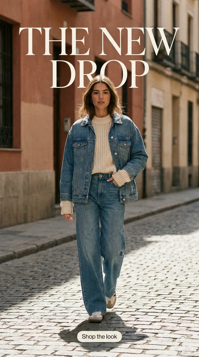 AI-generated Fashion ad creative