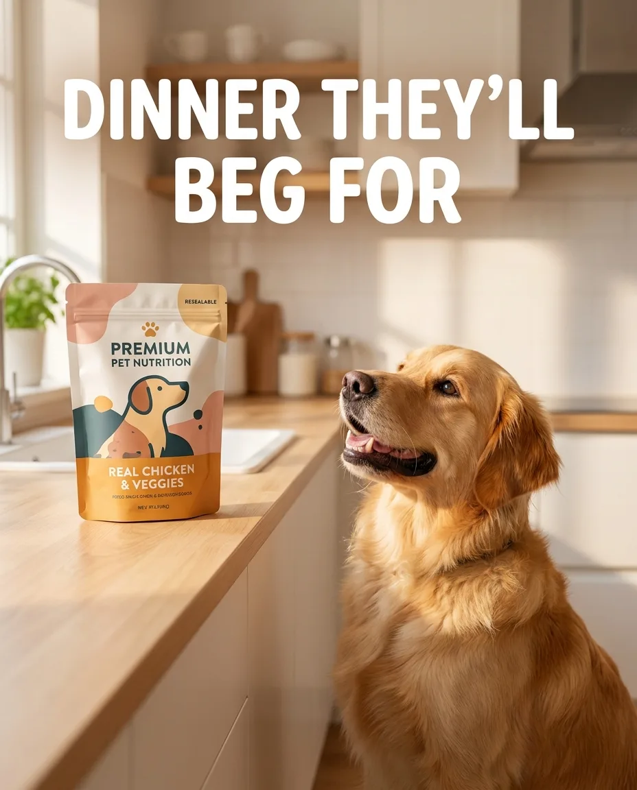 AI-generated Pet ad creative